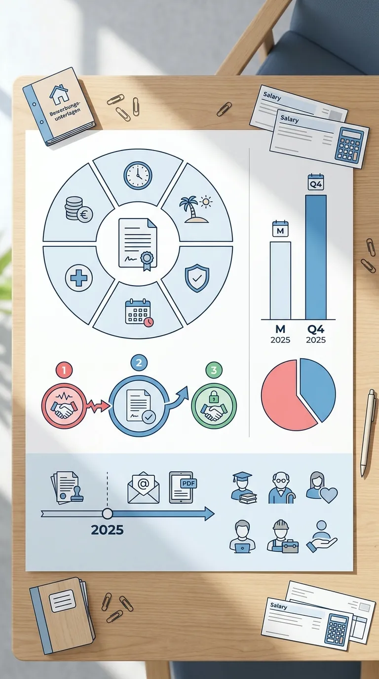 Infografik zu Verdienstgrenze, Jahresgrenze, Ausnahmemonaten und Stundenberechnung im Minijob